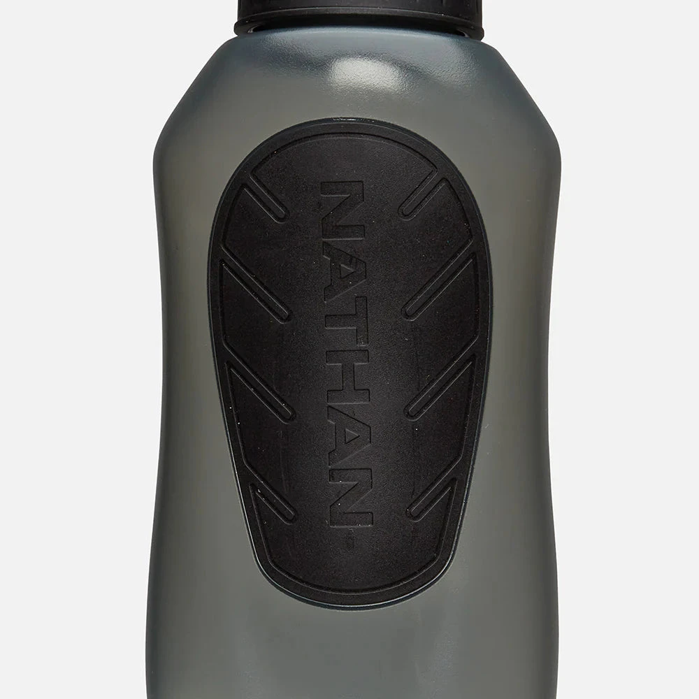 Nathan SpeedDraw 2 Flask 12oz (Black/Reflective Silver) 6 Nathan SpeedDraw 2 Flask 12oz (Black/Reflective Silver) - Image 4
