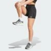 ADIDAS Women's OTR Short Leggings (Black) 1 ADIDAS Women's OTR Short Leggings (Black) -FastStride Gear Own the Run Short Leggings Black IS9919 21 model