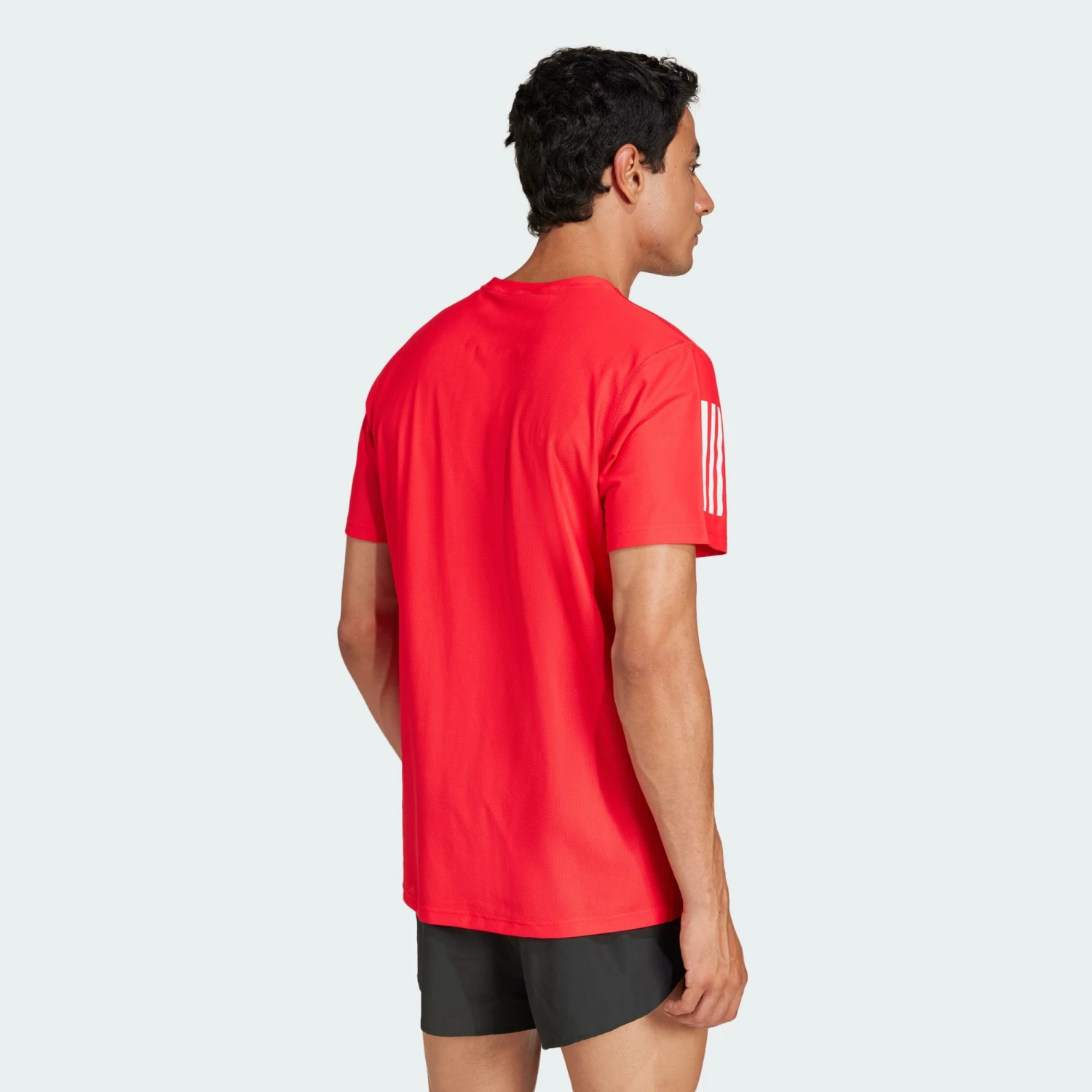 ADIDAS Men's OTR Base Tee (Pure Ruby) 4 ADIDAS Men's OTR Base Tee (Pure Ruby) - Image 2