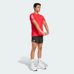 ADIDAS Men's OTR Base Tee (Pure Ruby) 9 ADIDAS Men's OTR Base Tee (Pure Ruby) -FastStride Gear Own the Run Tee Red JC9794 25 model