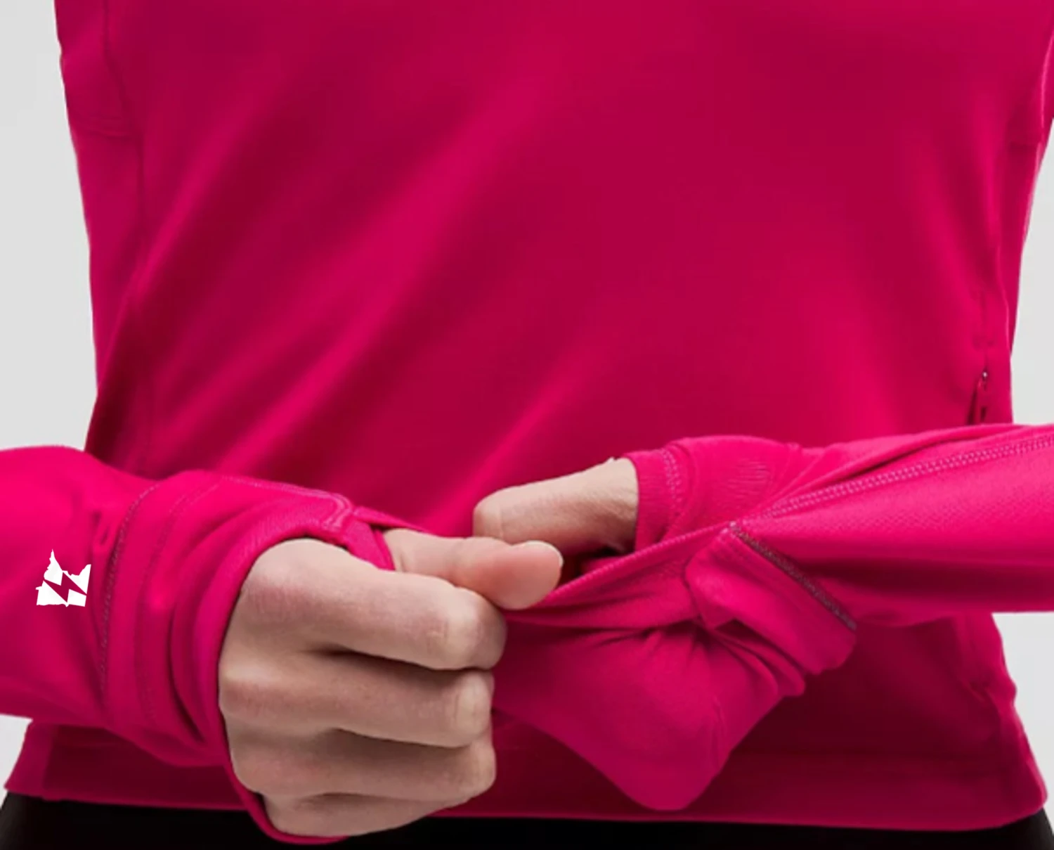 Lululemon Women's It's Rulu Run Cropped Half Zip (Passionate) 5 Lululemon Women's It's Rulu Run Cropped Half Zip (Passionate) - Image 3