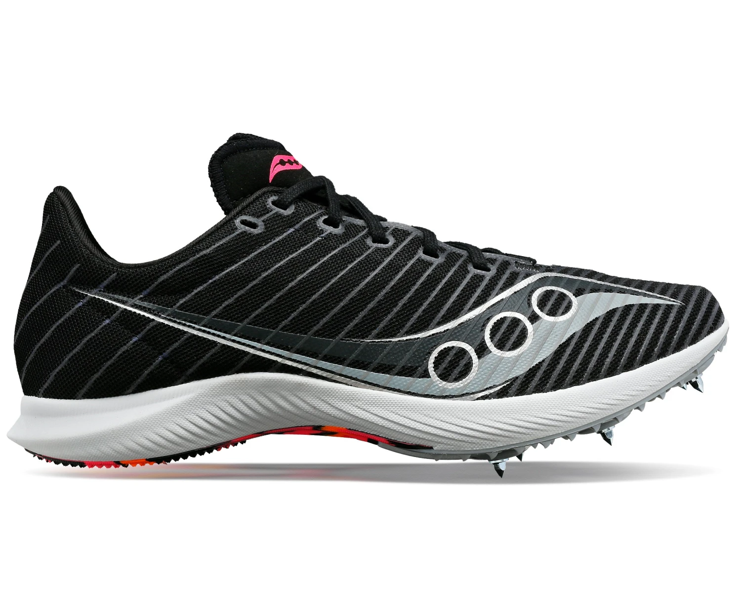 Saucony Women's Velocity MP (85 - Black/VIZI) 3 Saucony Women's Velocity MP (85 - Black/VIZI)