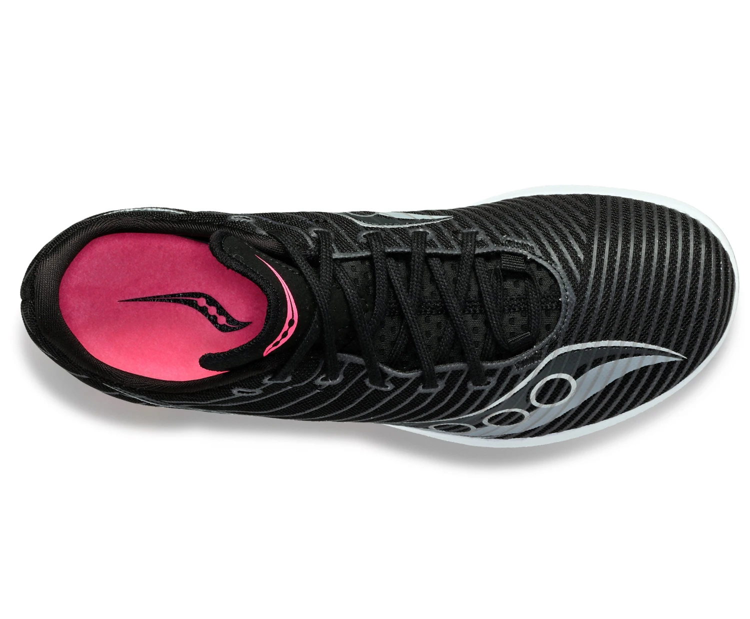 Saucony Women's Velocity MP (85 - Black/VIZI) 6 Saucony Women's Velocity MP (85 - Black/VIZI) - Image 4