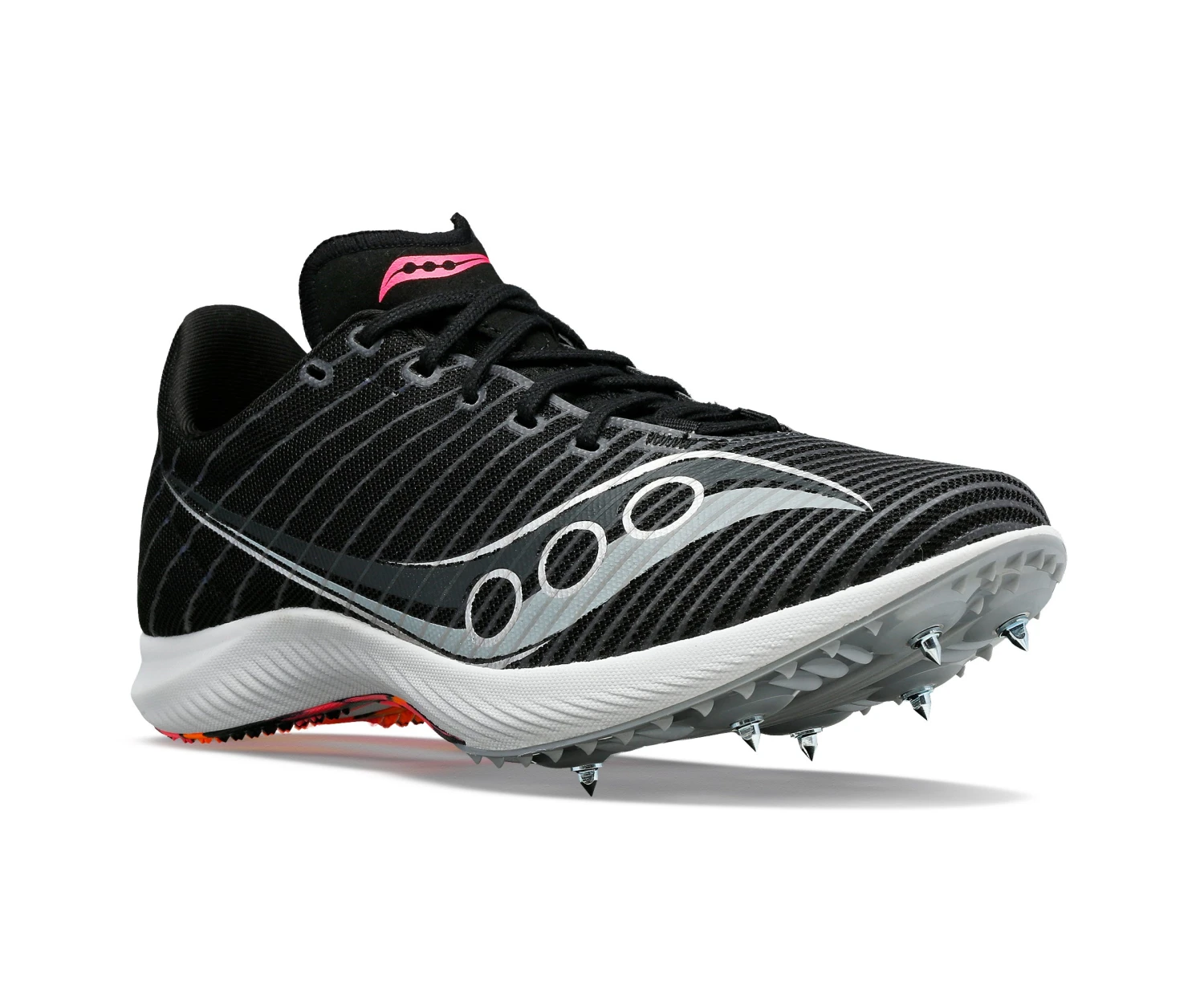Saucony Women's Velocity MP (85 - Black/VIZI) 4 Saucony Women's Velocity MP (85 - Black/VIZI) - Image 2