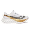 Saucony Men's Endorphin Pro 4 (103 - White/Gold) -FastStride Gear S20939 103 1