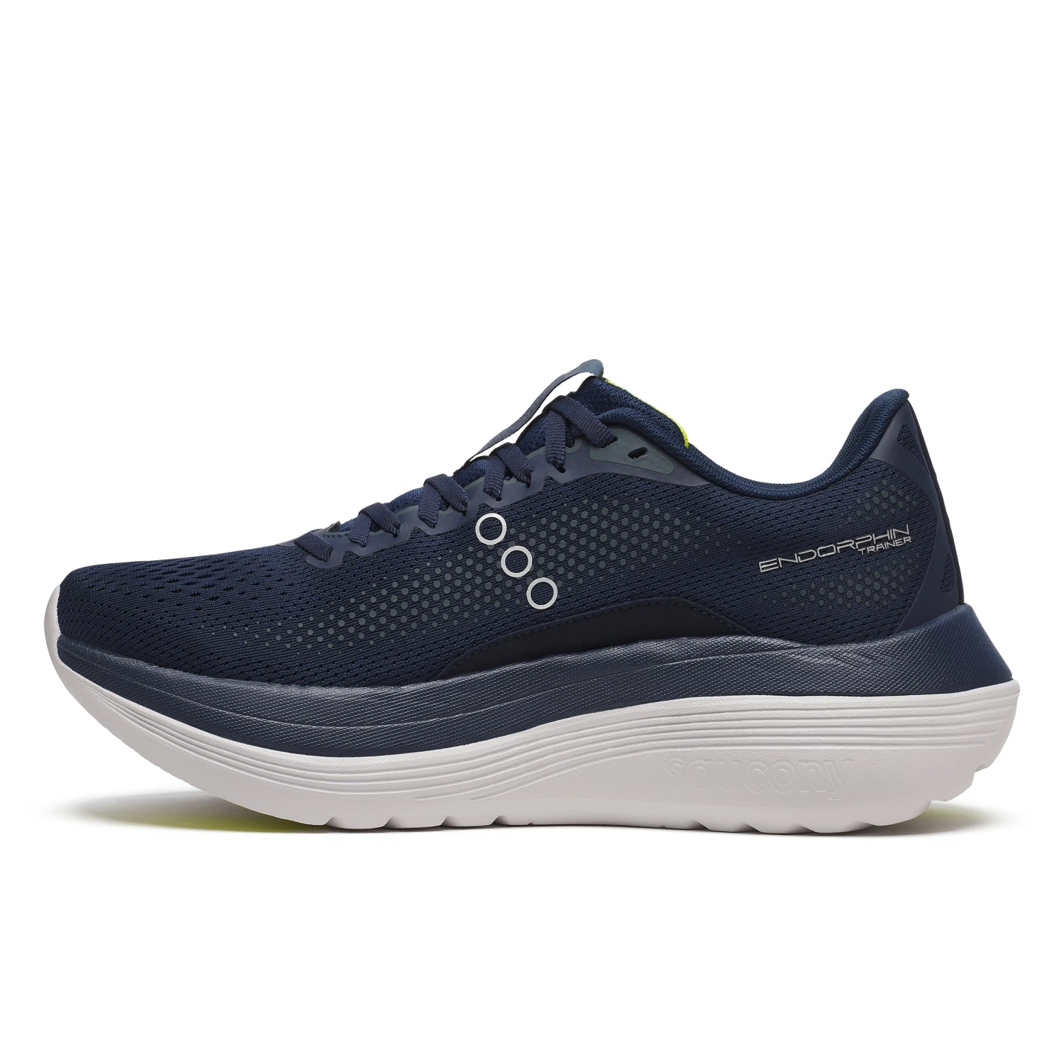 Saucony Men's Endorphin Trainer (160 - Navy/Primrose) 4 Saucony Men's Endorphin Trainer (160 - Navy/Primrose) - Image 2