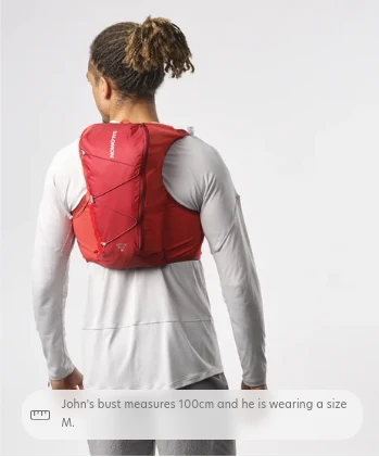 Salomon Active Skin 8 Running Vest (Red Dahlia/High Risk Red) 6 Salomon Active Skin 8 Running Vest (Red Dahlia/High Risk Red) - Image 4