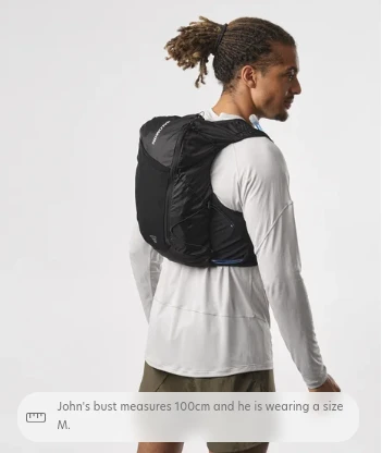 Salomon Active Skin 12 Reservoir (Black) 6 Salomon Active Skin 12 Reservoir (Black) - Image 4