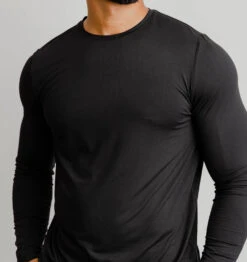 Men's Ultra Long Sleeve (Black) -FastStride Gear UNRLJuneFinal 34 bcc94df4 cf40 4d97 9878 5f90fa80ae95