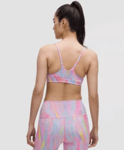 Lululemon Women's Wunder Train Strappy Racer Bra *Light Support, A/B Cup (Prism Marble Multi) -FastStride Gear WunderStrappyPrism1