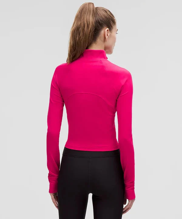 Lululemon Women's It's Rulu Run Cropped Half Zip (Passionate) 4 Lululemon Women's It's Rulu Run Cropped Half Zip (Passionate) - Image 2