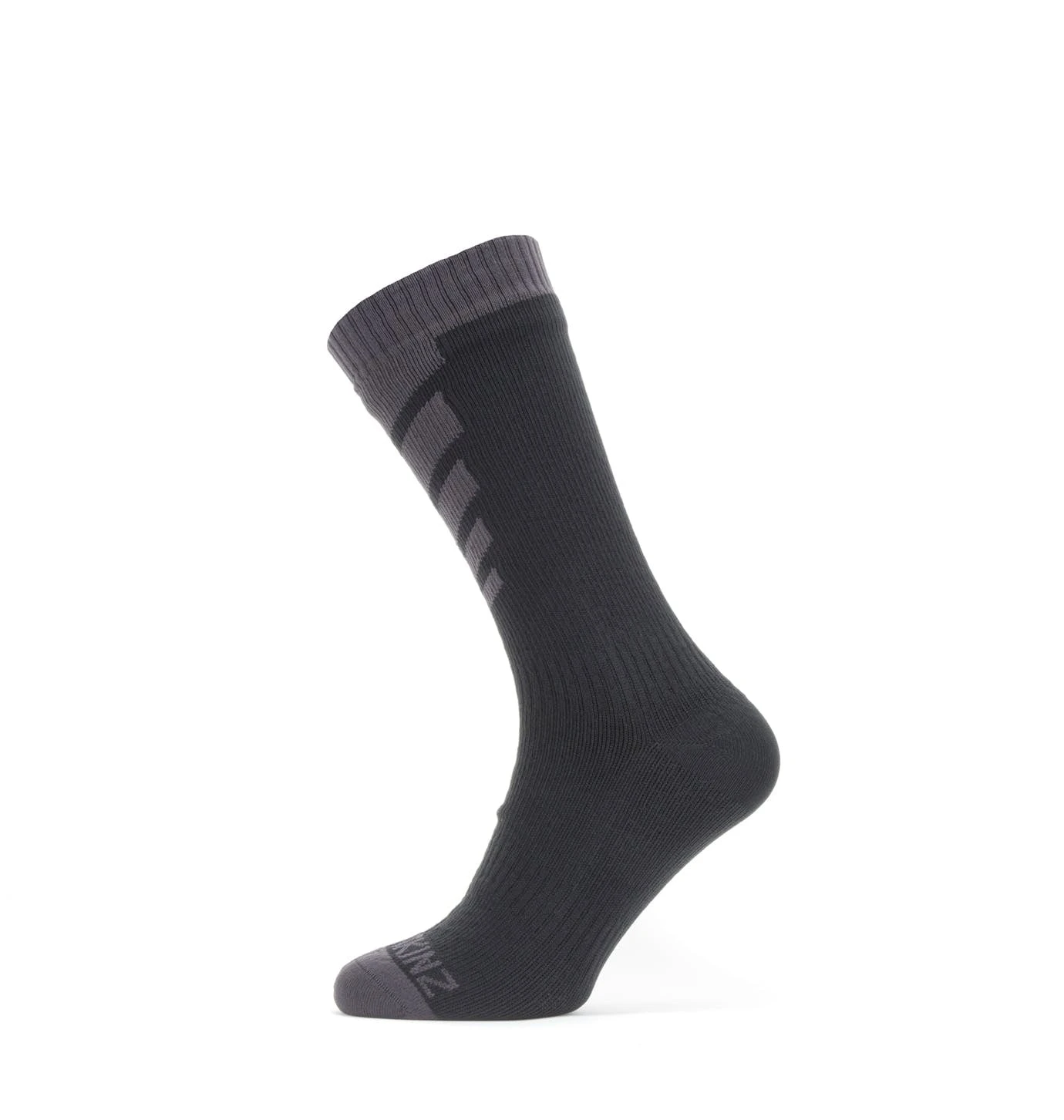 Sealskinz Waterproof Warm Weather Mid Length Sock (Black) 3 Sealskinz Waterproof Warm Weather Mid Length Sock (Black)