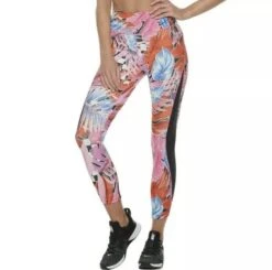 Nike Women's One Dri-Fit Cropped Leggings (686 - Floral Hawaiian)